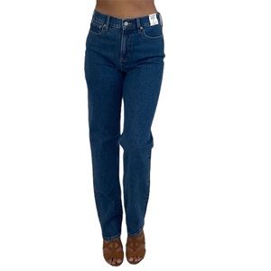 J. Crew Classic Straight Leg Dark Denim Jeans